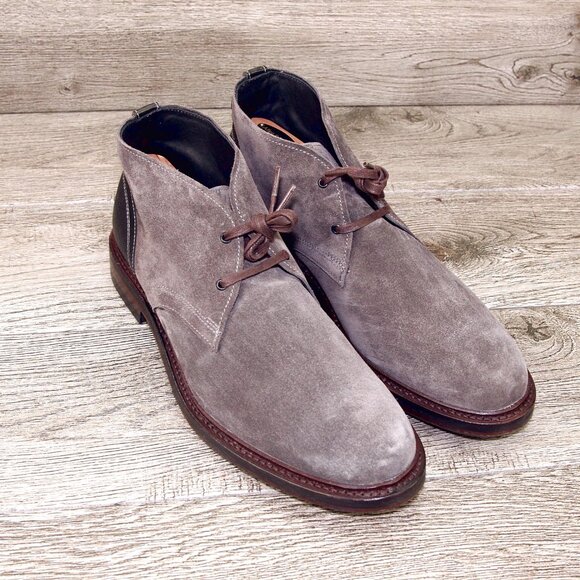 * NIB * $425 Allen Edmonds CYRUS Chukka 9 D Grey Suede * add $15 AE Cedar Trees main image 7